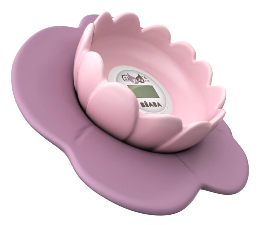 Thermomètre de Bain Lotus Poudré Rose Thermomètre de Bain Lotus Poudré Rose